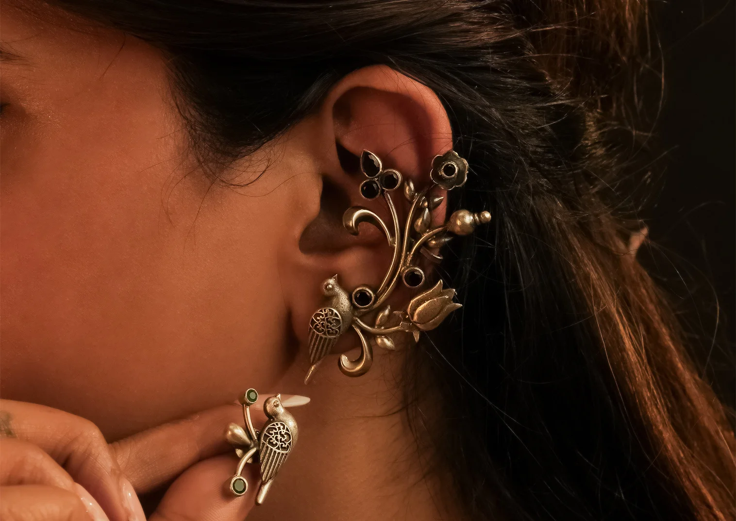 925 सिल्वर इयरकफ्स ear cuff Noorish Jewellery